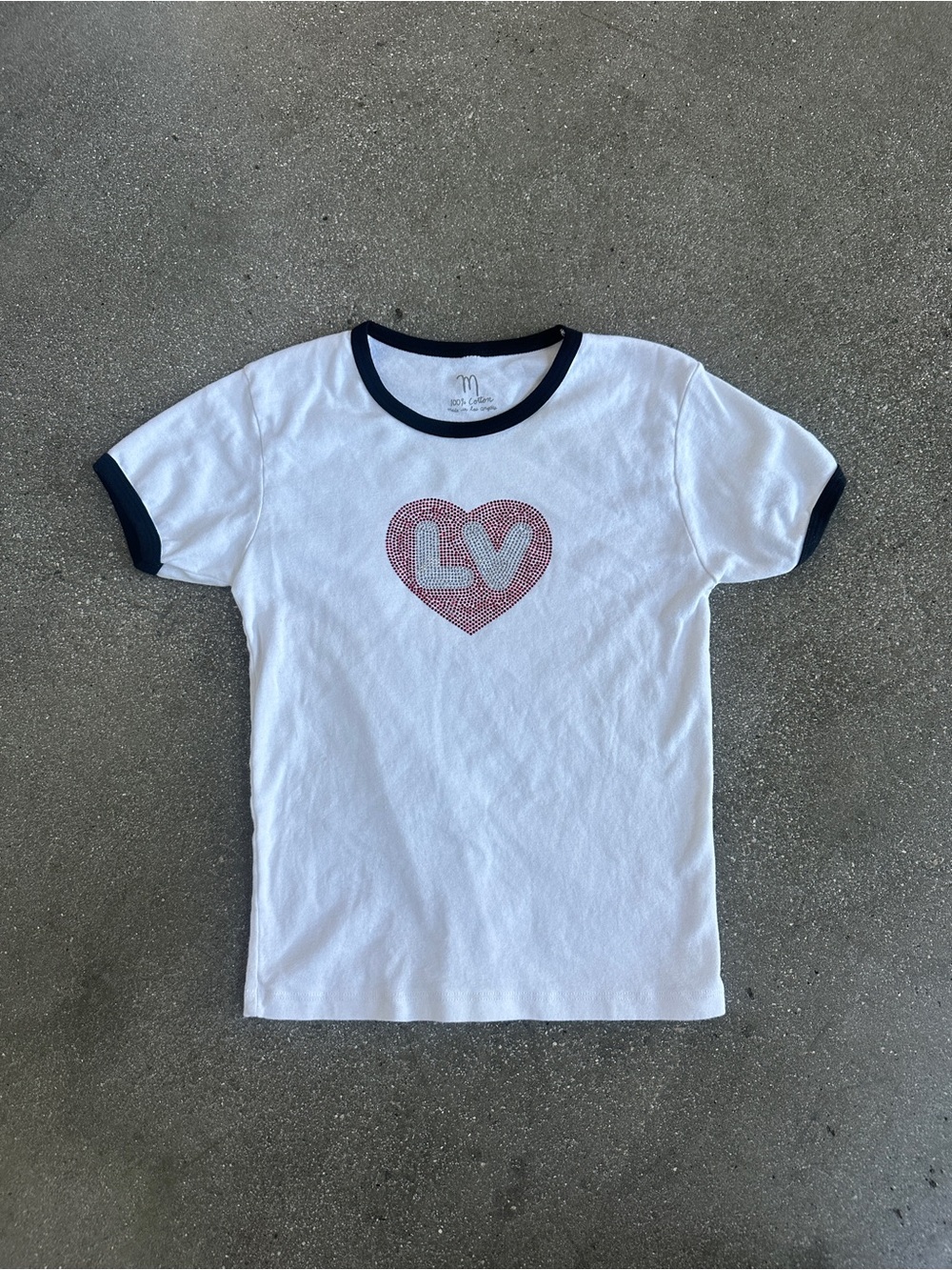Mega Yacht Supply Rhinestone Baby Tee